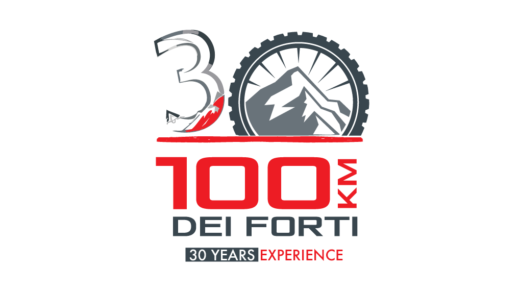 Logo della 100 Km dei Forti, edizione 30 anni