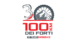 Logo della 100 Km dei Forti, edizione 30 anni