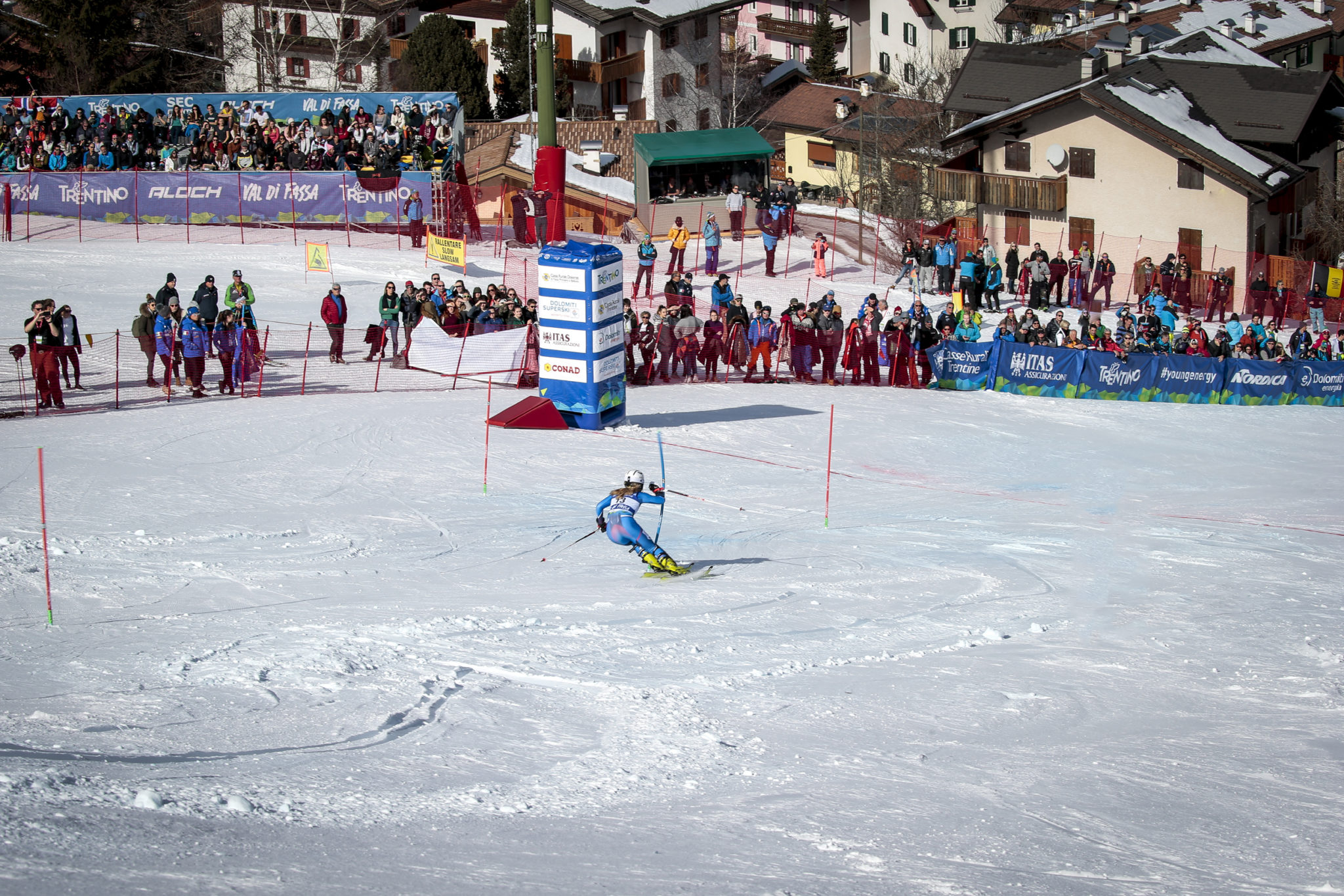 FIS ALPINE JUNIOR WORLD SKI CHAMPINOSHIP TRENTINO VAL DI FASSA 2019 20-02-2018 slalom speciale femminile Pozza di Fassa Norbye Kaja (NOR)