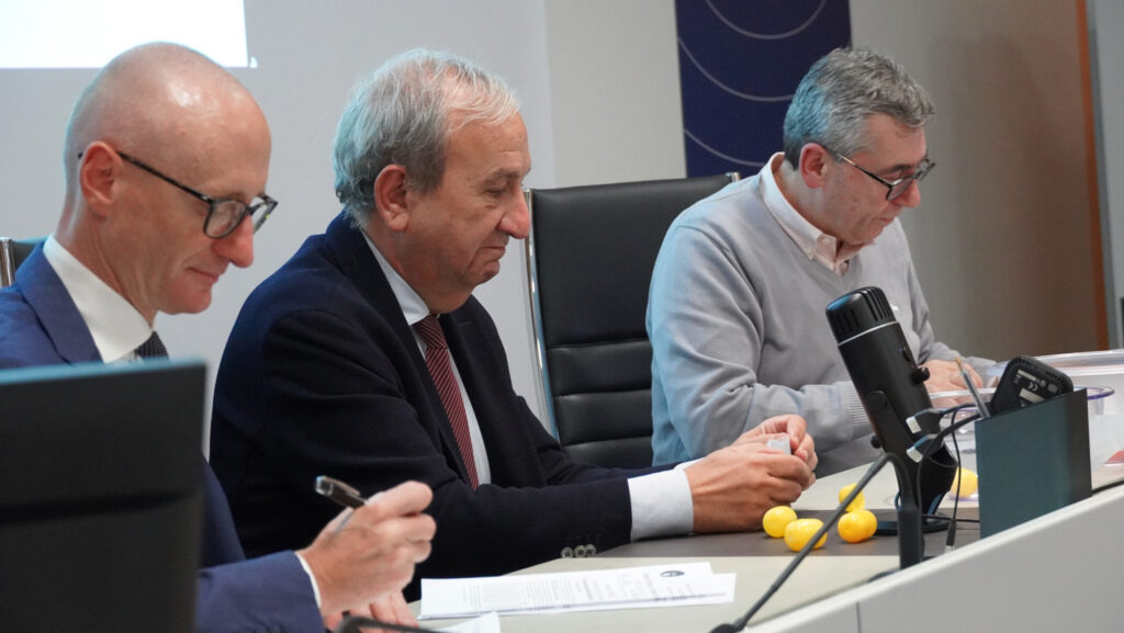 FIGC Sorteggio Coppa DAO Conad 2023-2024 | Presidente Gobbi e Presidente Grassi