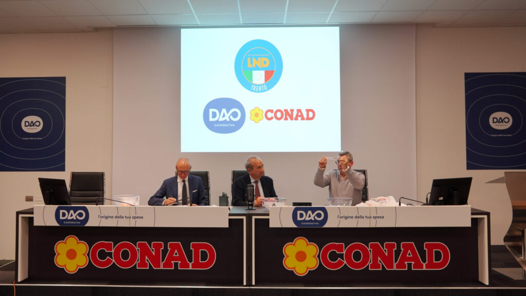 FIGC Sorteggio Coppa DAO Conad 2023-2024 | Presidente Gobbi e Presidente Grassi