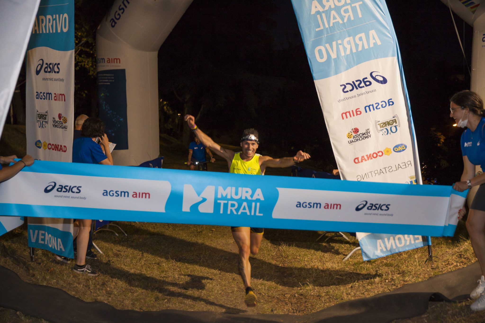 Mura Trail Verona traguardo