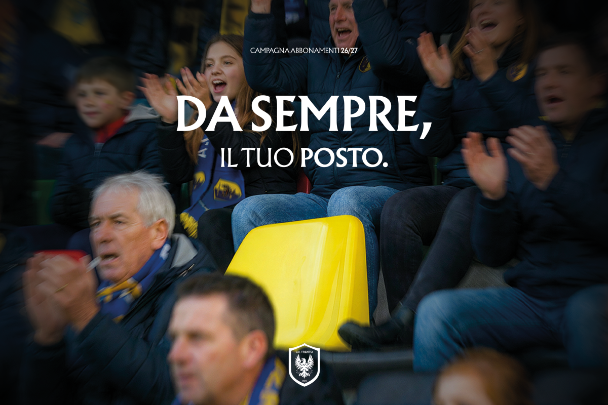 Campagna abbonamenti AC Trento 1921_stagione 2026-2027
